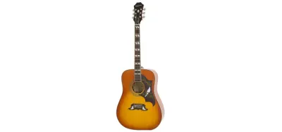Epiphone Dove Pro solid spruce top maple-bodied acoustic-electric dreadnought guitar