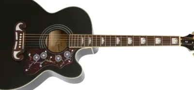 Epiphone EJ-200SCE jumbo acoustic-electric guitar in Vintage Sunburst finish