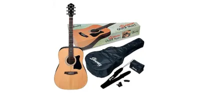 Ibanez IJV50 dreadnought acoustic guitar with natural spruce top