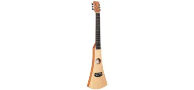 Martin Steel String Backpacker travel guitar with its slim, tapered body