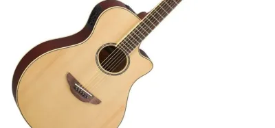 Yamaha APX600 thin-body acoustic-electric guitar in Black finish