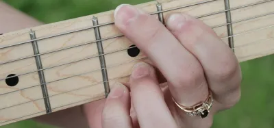 Beginner guitar chord charts for C, A, G, E, D, A minor, D minor, and E minor