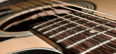 Solid-wood acoustic guitar from a roundup of the best models under $1000