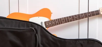 Fender Telecaster fitted with humbucker pickups